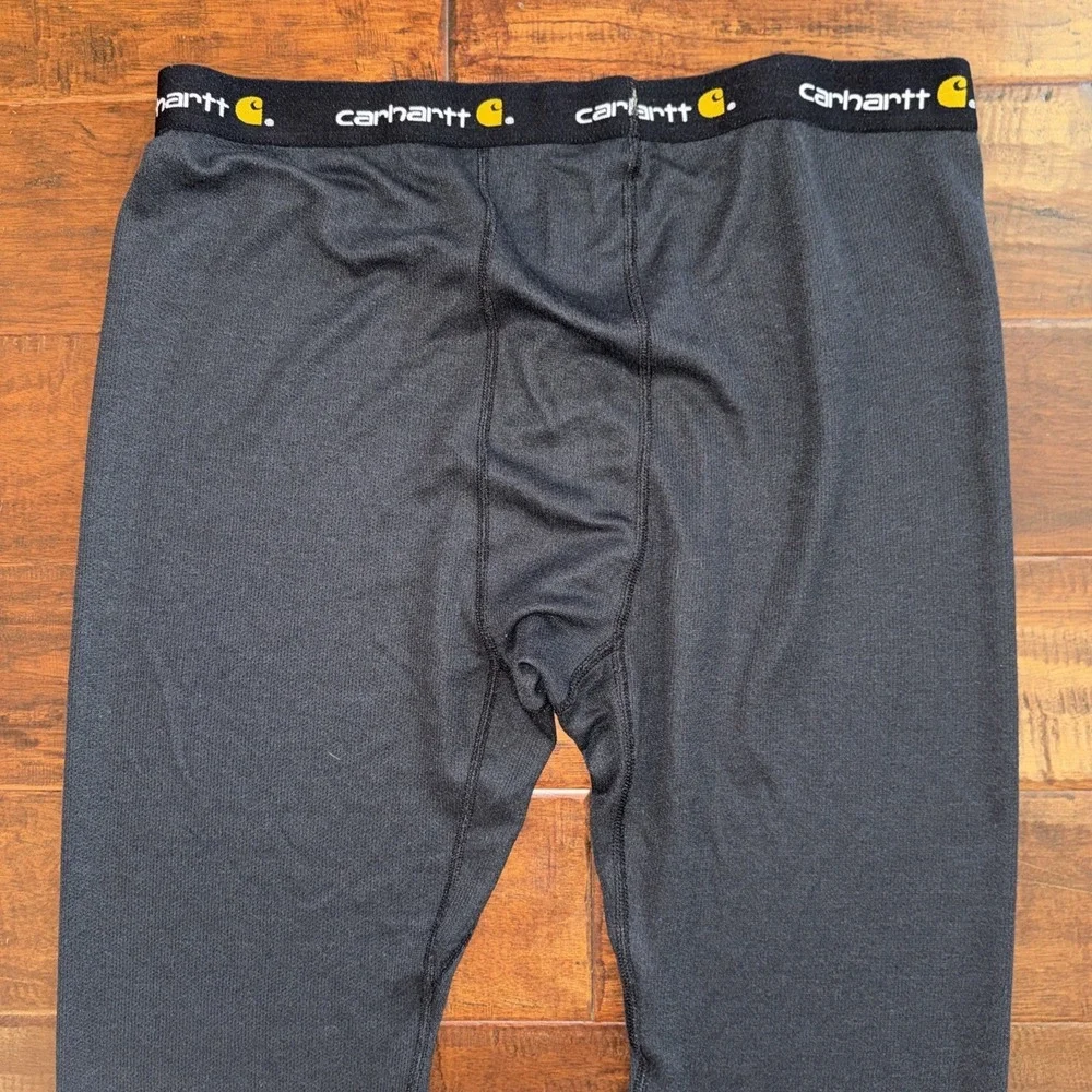 Carhartt Men's Force‎ Midweight Thermal Base Layer Pants Black Size XL EUC